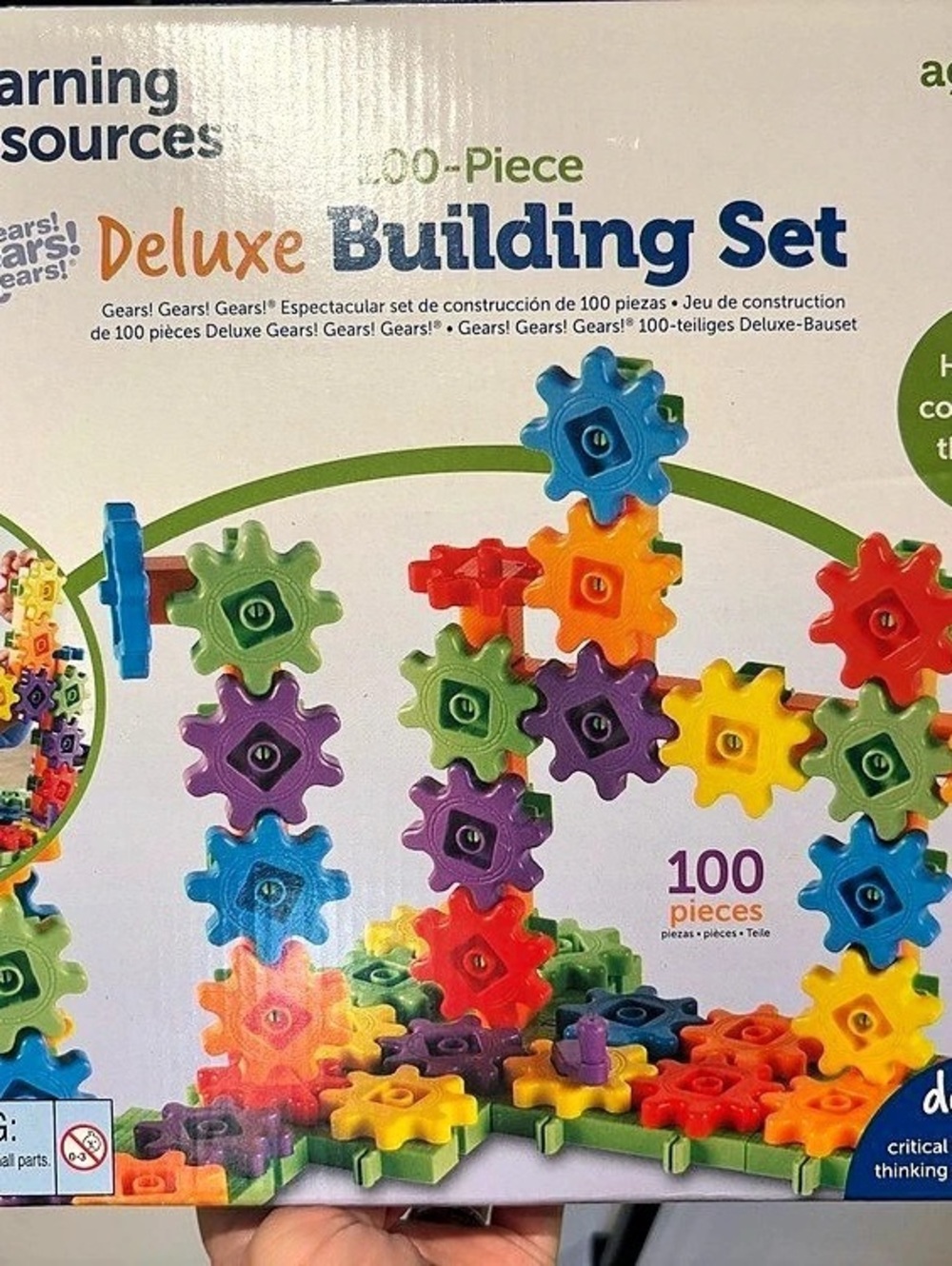Learning Resources Gears! Gears! Gears! Deluxe Building Set
